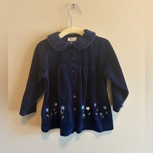 Vintage floral kids jacket embroidered- 3-4T - Carters